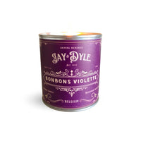 Bougie Artisanale Bonbons Violette – Plaisir Nostalgique