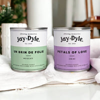 Coffret Deux Bougies Florales - Lilas et Muguet