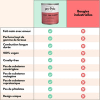 Bougie Artisanale Cerise Noire – Sensualité Fruitée & Cosy