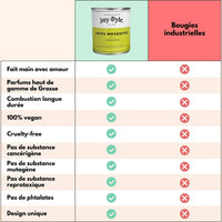 Bougie Artisanale Citronnelle - Soirées Sans Moustiques