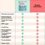 Bougie Artisanale Fleur de Coton – Calme & Réconfort
