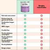 Bougie Artisanale Lilas – Douceur Florale Apaisante