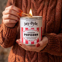 Bougie Artisanale Popcorn Caramélisé – Gourmandise & Soirée Ciné