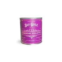 Bougie Artisanale Bonbons Violette – Plaisir Nostalgique